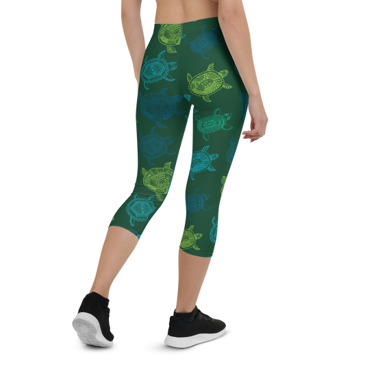 Women's CoastFlex Turtle Capri Leggings