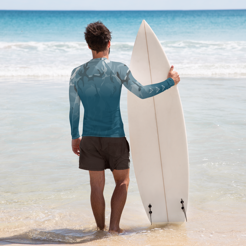 Find Your Coast® Camo Rash Guard UPF 50+