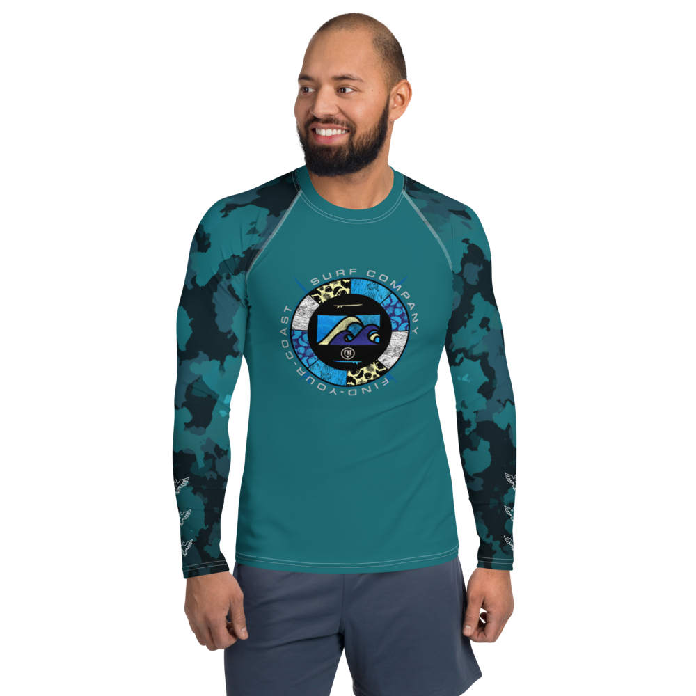 Find Your Coast® Aqua Season Rash Guard UPF 50