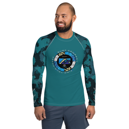 Find Your Coast® Aqua Season Rash Guard UPF 50