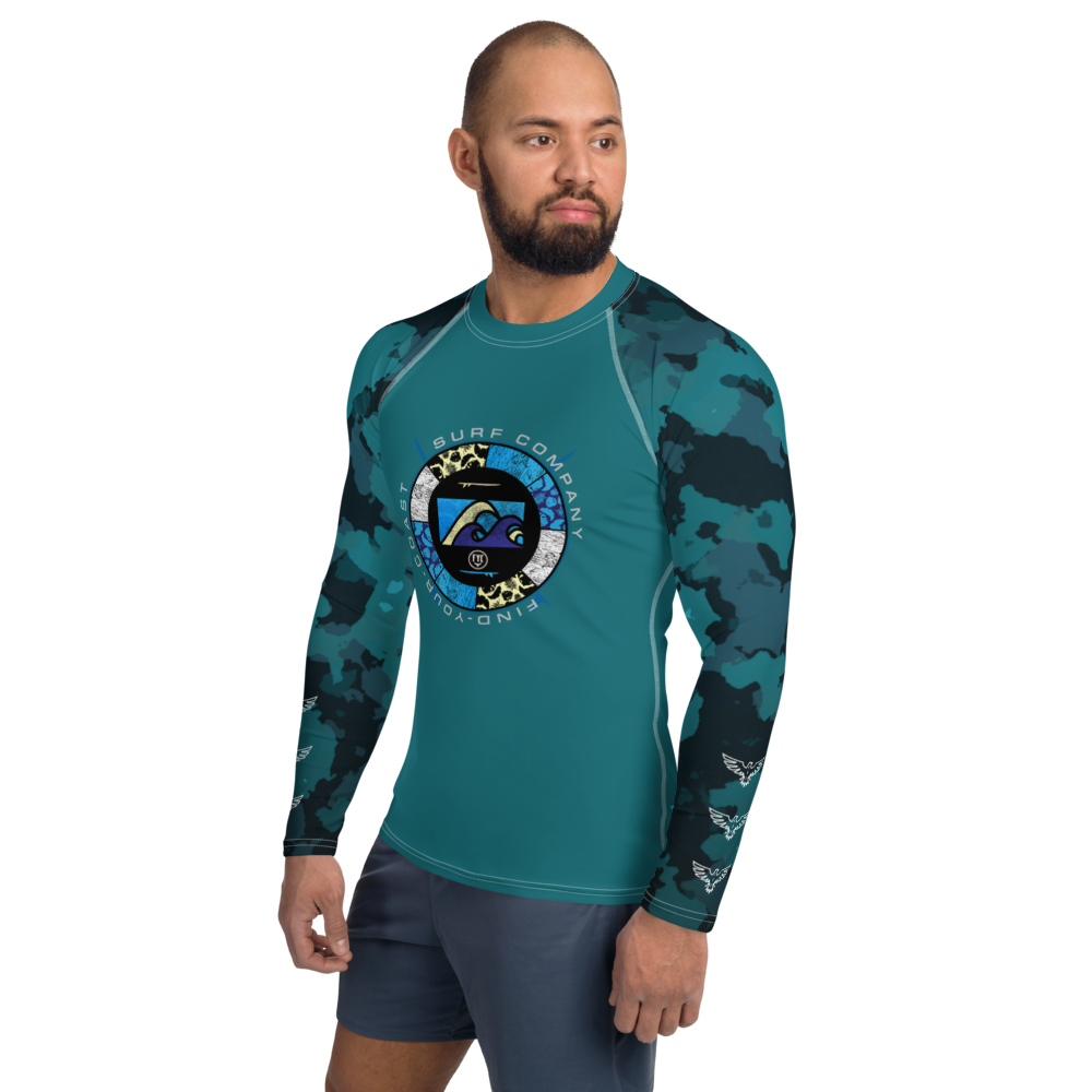 Find Your Coast® Aqua Season Rash Guard UPF 50