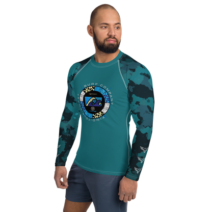 Find Your Coast® Aqua Season Rash Guard UPF 50