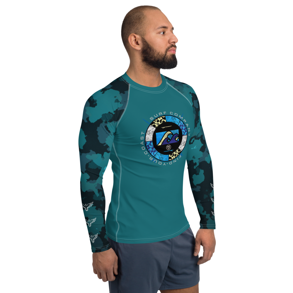 Find Your Coast® Aqua Season Rash Guard UPF 50