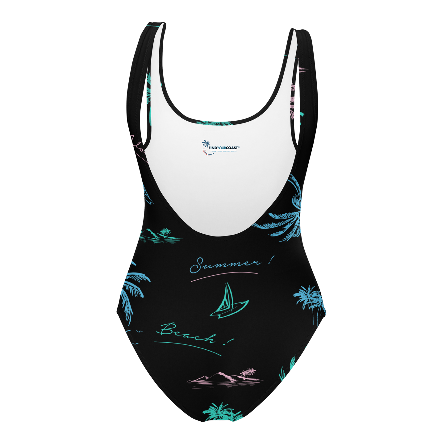 Summer Aloha One-Piece Swimsuit
