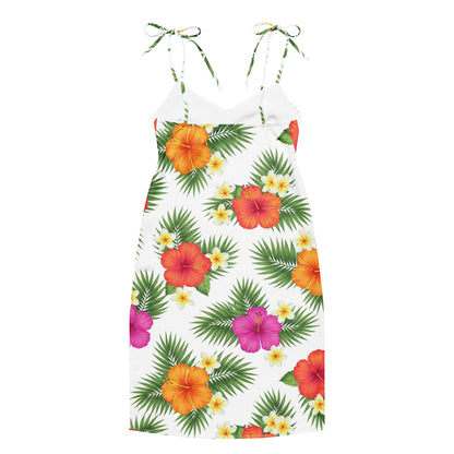 Tie-Strap Midi Dress