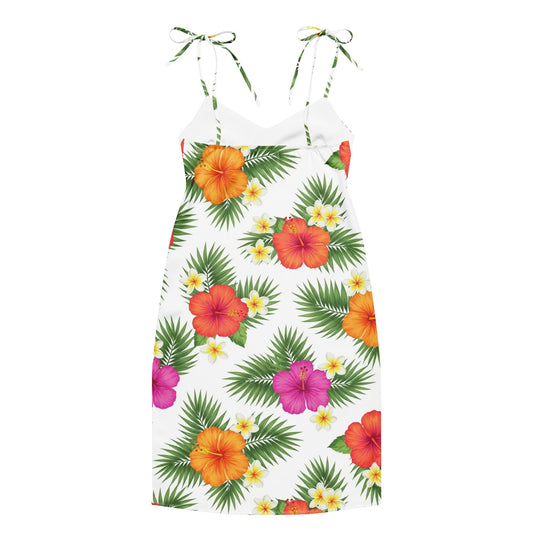 Tie-Strap Midi Dress