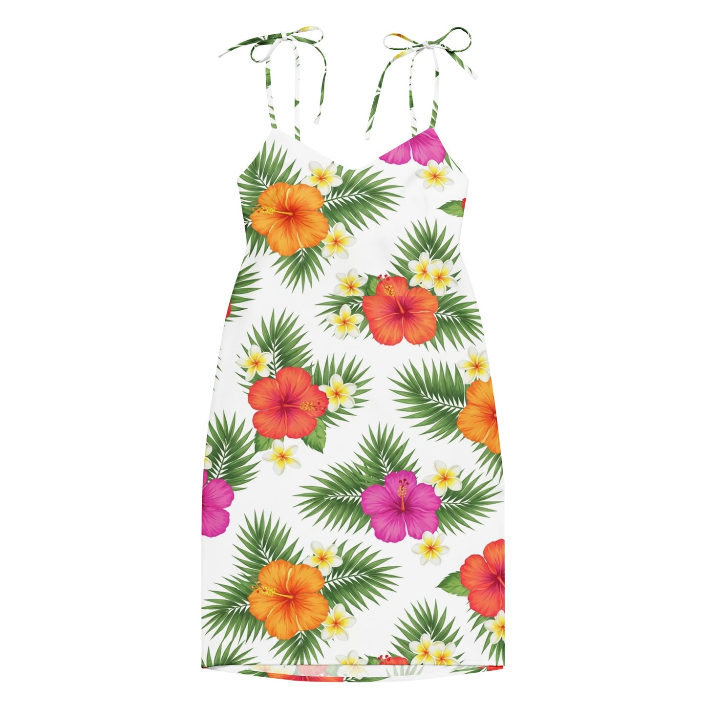 Tie-Strap Midi Dress