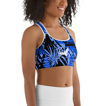 Find Your Coast® Tropical Moisture Wicking Sports Bra