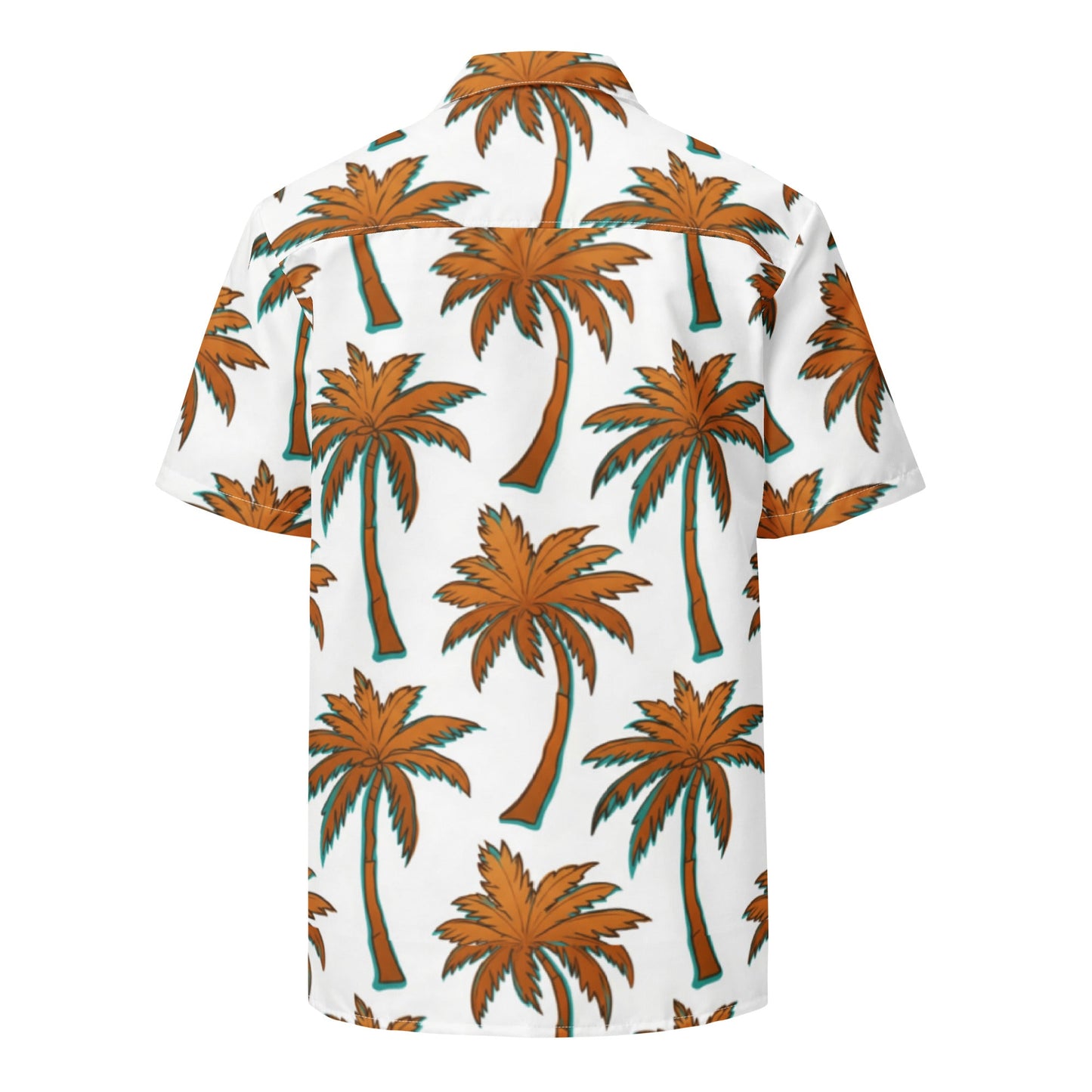 Gold Palm Aloha Hawaiian Shirt