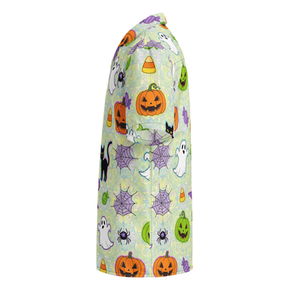 Colorful Halloween 1 Unisex Button Shirt