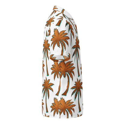 Gold Palm Aloha Hawaiian Shirt