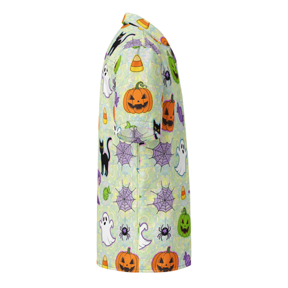 Colorful Halloween 1 Unisex Button Shirt