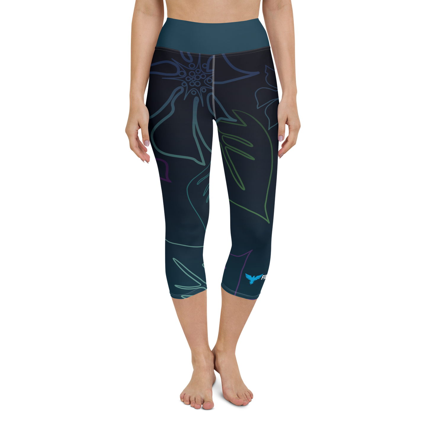 Women's CoastFlex Sport Aloha Capri Leggings