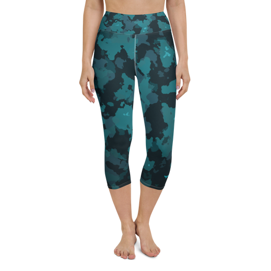 Women's CoastFlex Sport Ocean Camo Capri Leggings