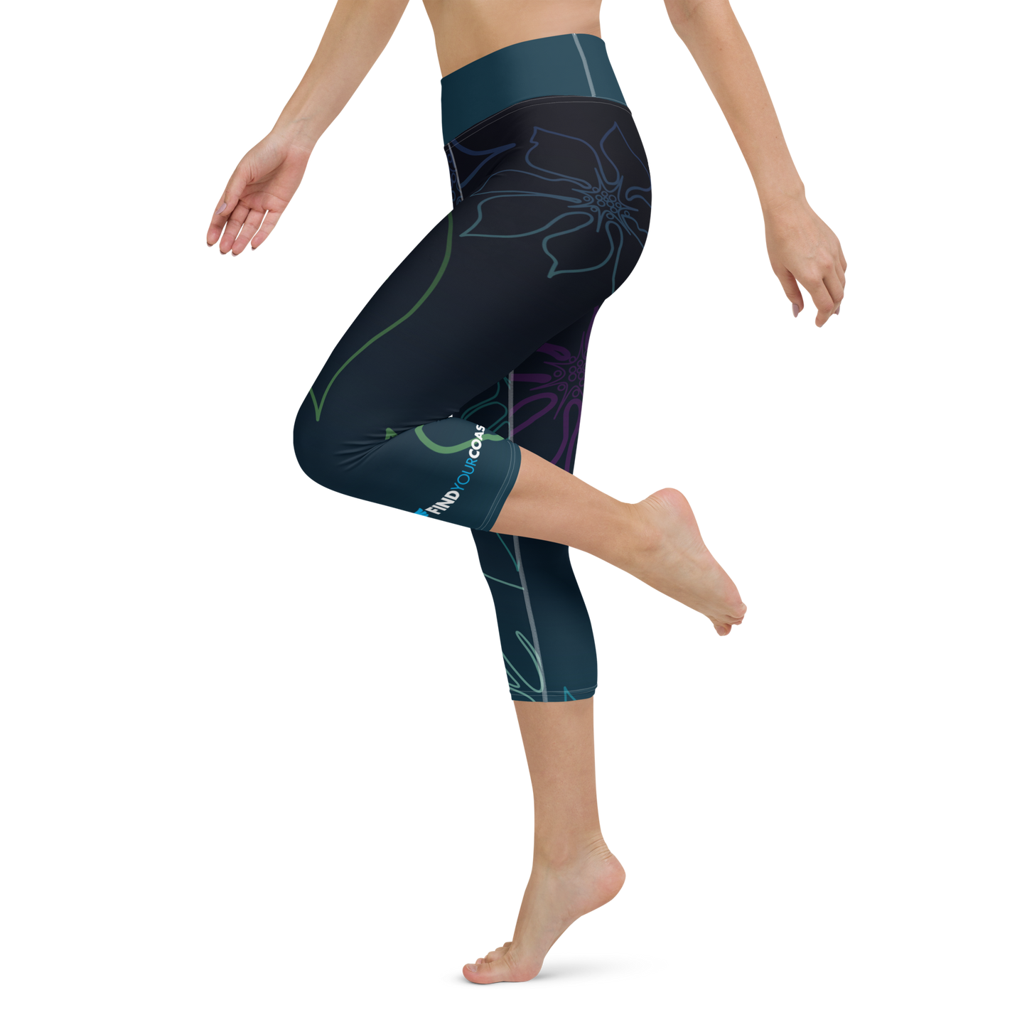 Women's CoastFlex Sport Aloha Capri Leggings