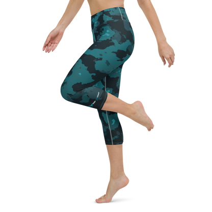 Women's CoastFlex Sport Ocean Camo Capri Leggings