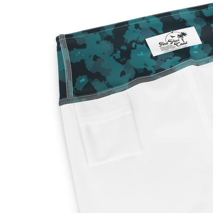Women's CoastFlex Sport Ocean Camo Capri Leggings