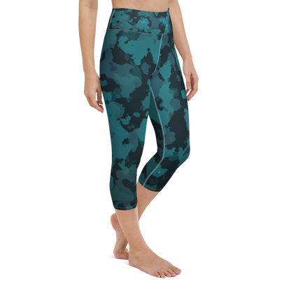 Women's CoastFlex Sport Ocean Camo Capri Leggings