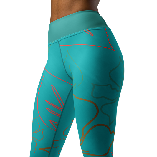 CoastFlex Sport Aloha Full Length Leggings