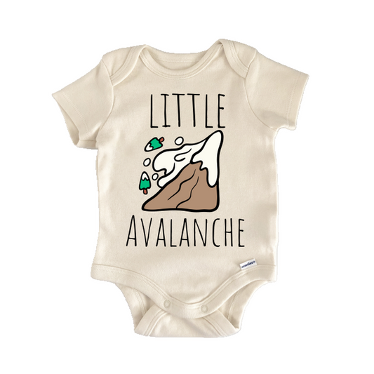 Avalanche Snowboarding Skiing - Baby Bodysuit