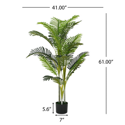 61' Artificial Palm Tree With Pot, Set of 2