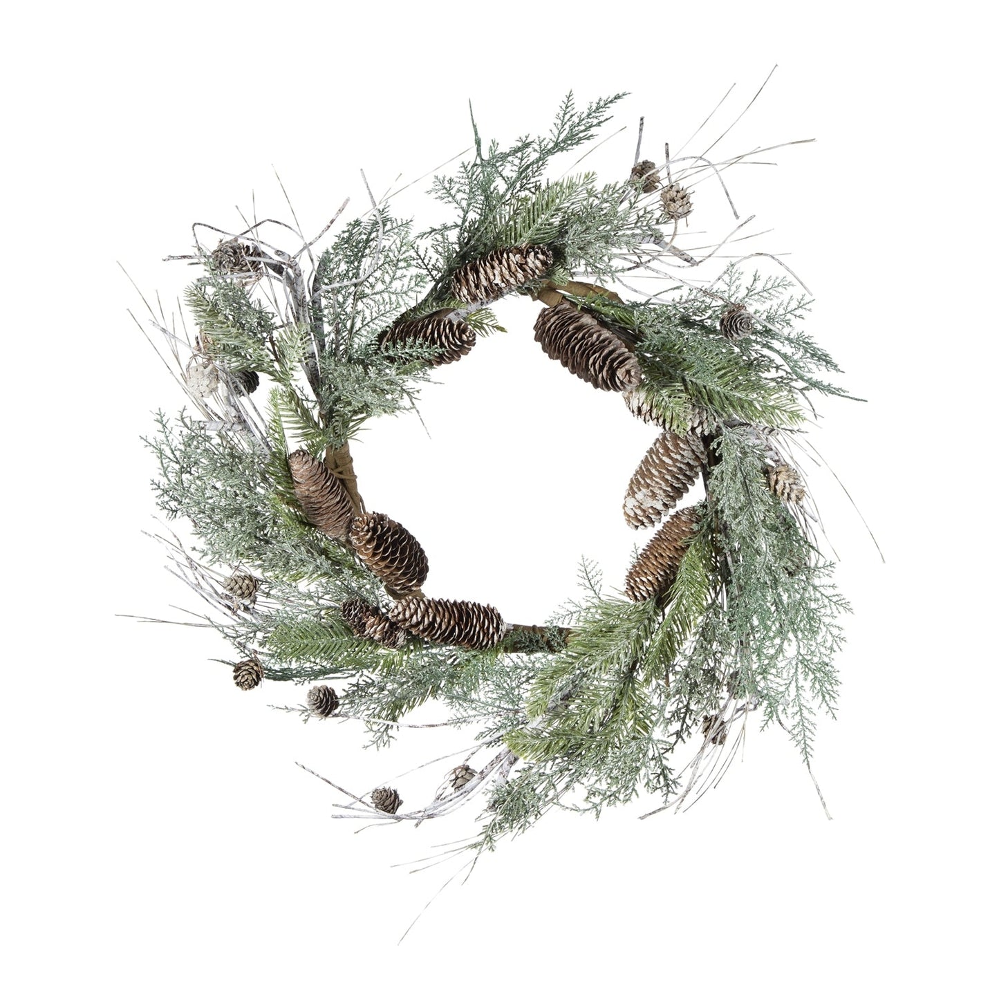 D24' Pine/Pinecone Wreath, Green