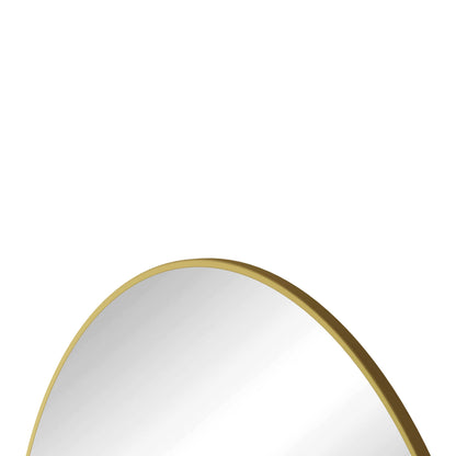 Wall Mirror 42 Inch Gold Circular Mirror Metal Framed Mirror Round Vanity Mirror Dressing Mirror, for Bathroom, Living R