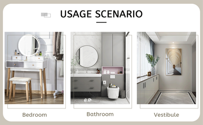 A White MDF Material Mirror Cabinet, Bathroom Mirror,  MDF Material Mirror Cabinet,a Separate Wall Mounted Bathroom Mirr