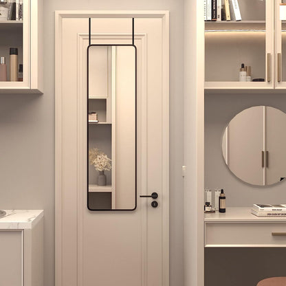 Black 47 X 14IN Door Mirror.