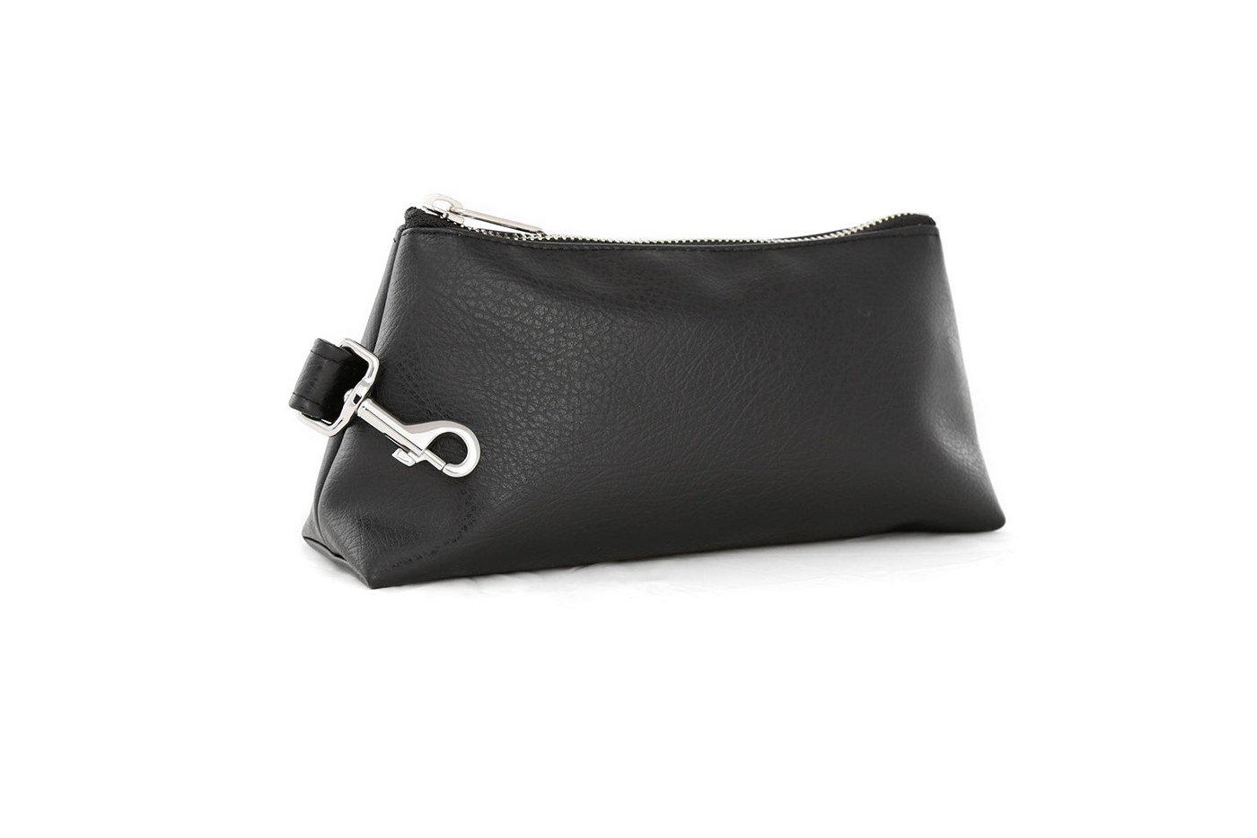 Classic Black Vegan Leather Bag