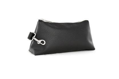 Classic Black Vegan Leather Bag