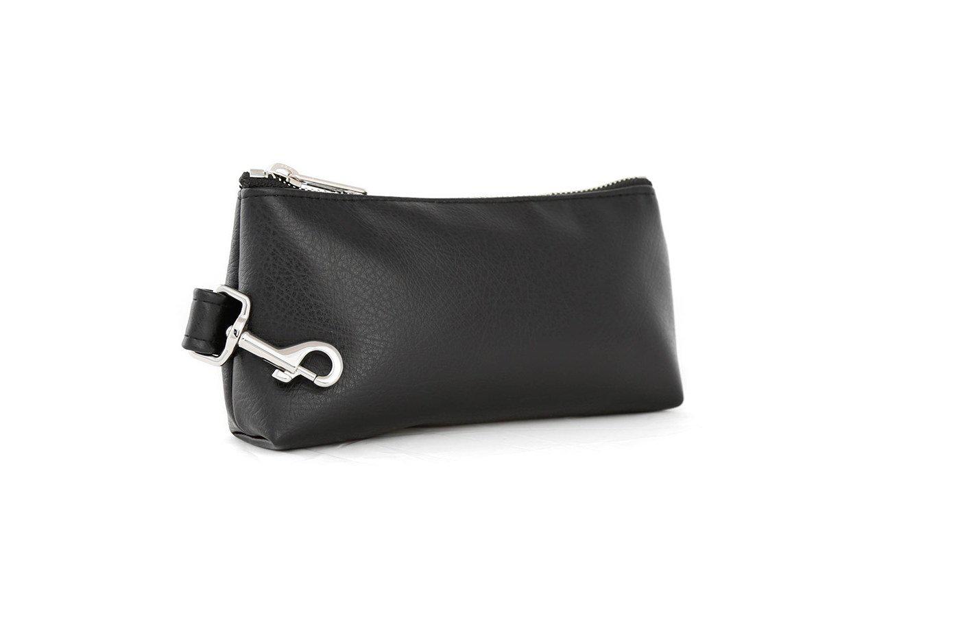 Classic Black Vegan Leather Bag