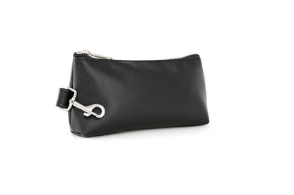 Classic Black Vegan Leather Bag