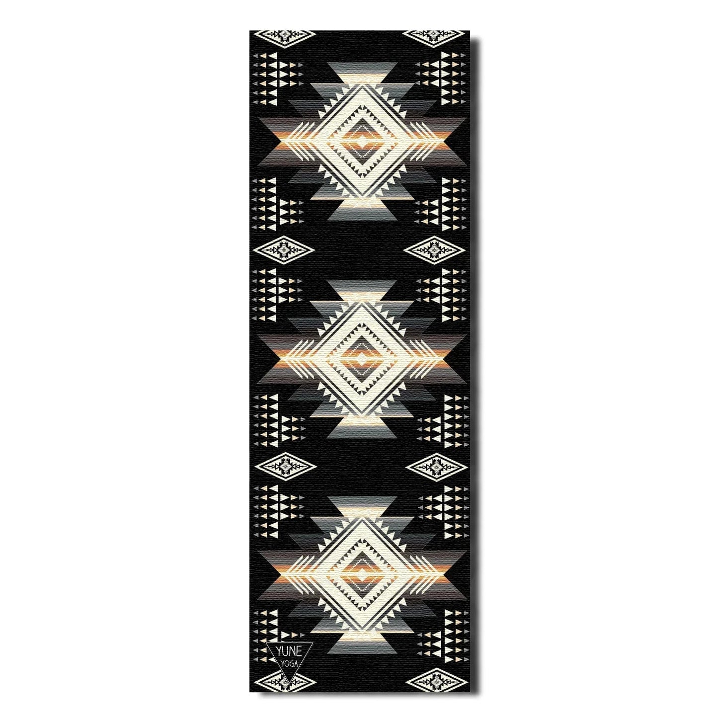 Buffalo Hills Shadow Yoga Mat – 6 Mm Extra Thick, Double-Sided Non-Slip, Eco-Friendly PER With Southwestern Design | Yun