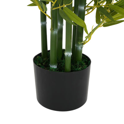 5' Artificial Bamboo With Pot, Set of 2