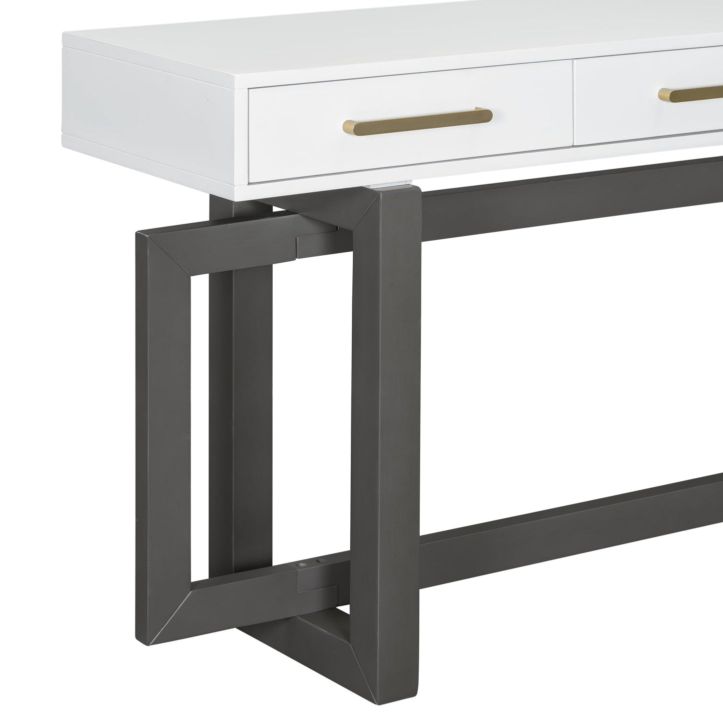 Elegant Console Table With Three Drawers, Extra Long Entryway Table for Entryway, Hallway, Living Room, Foyer, Corridor