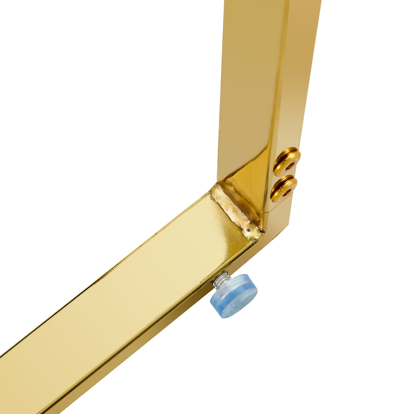 Luxury Simple Arch Chair Set of 8 BLACK PU Material High Resilience Dining Chair With Gold Metal Legs