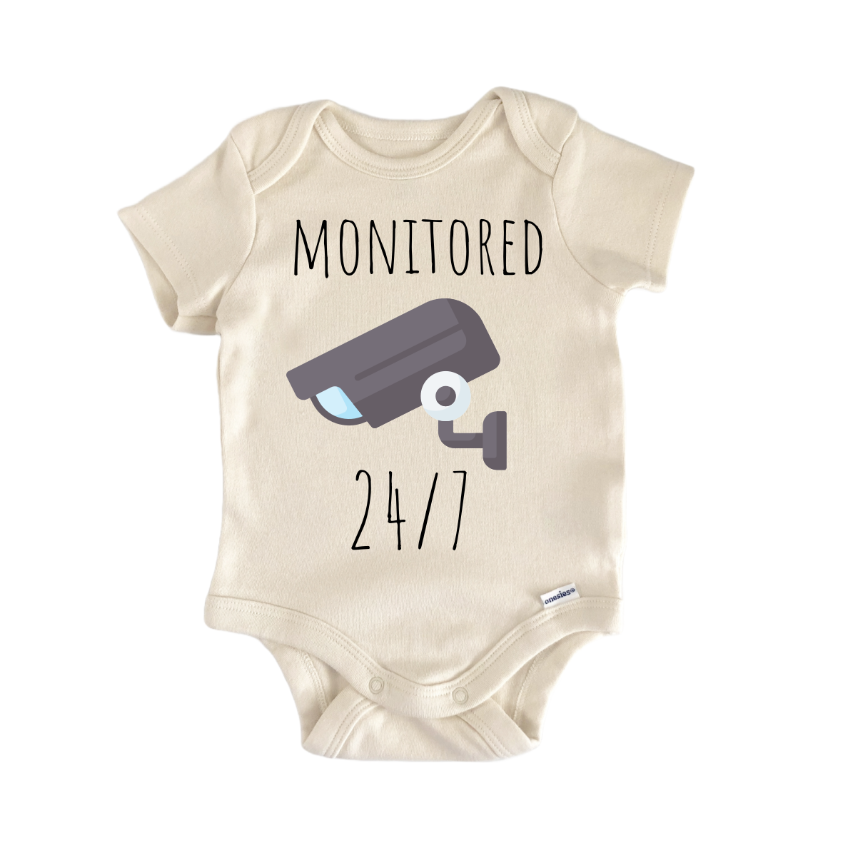 Cctv Security Alarm Camera - Baby Bodysuit