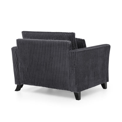 Lazy Sofa Chair, Comfortable Single-Person Sofa Chair, With a Backrest and Soft Seat Cushion, Having Armrests on Both Si