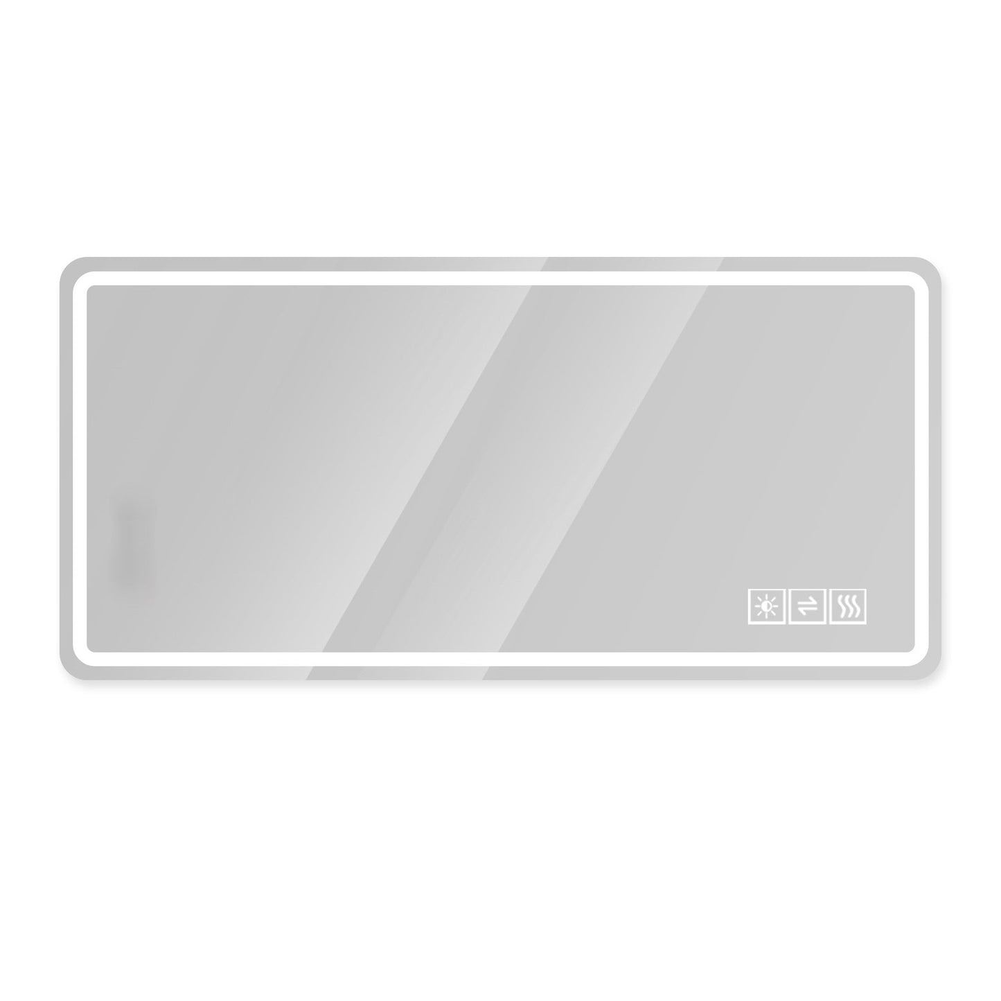 28*60inch LED Bathroom Vanity Mirror ,Wall Mirror,Anti-Fog, Dimmable,Shatter-Proof Tempered Glass,  Ideal for Bathroom W