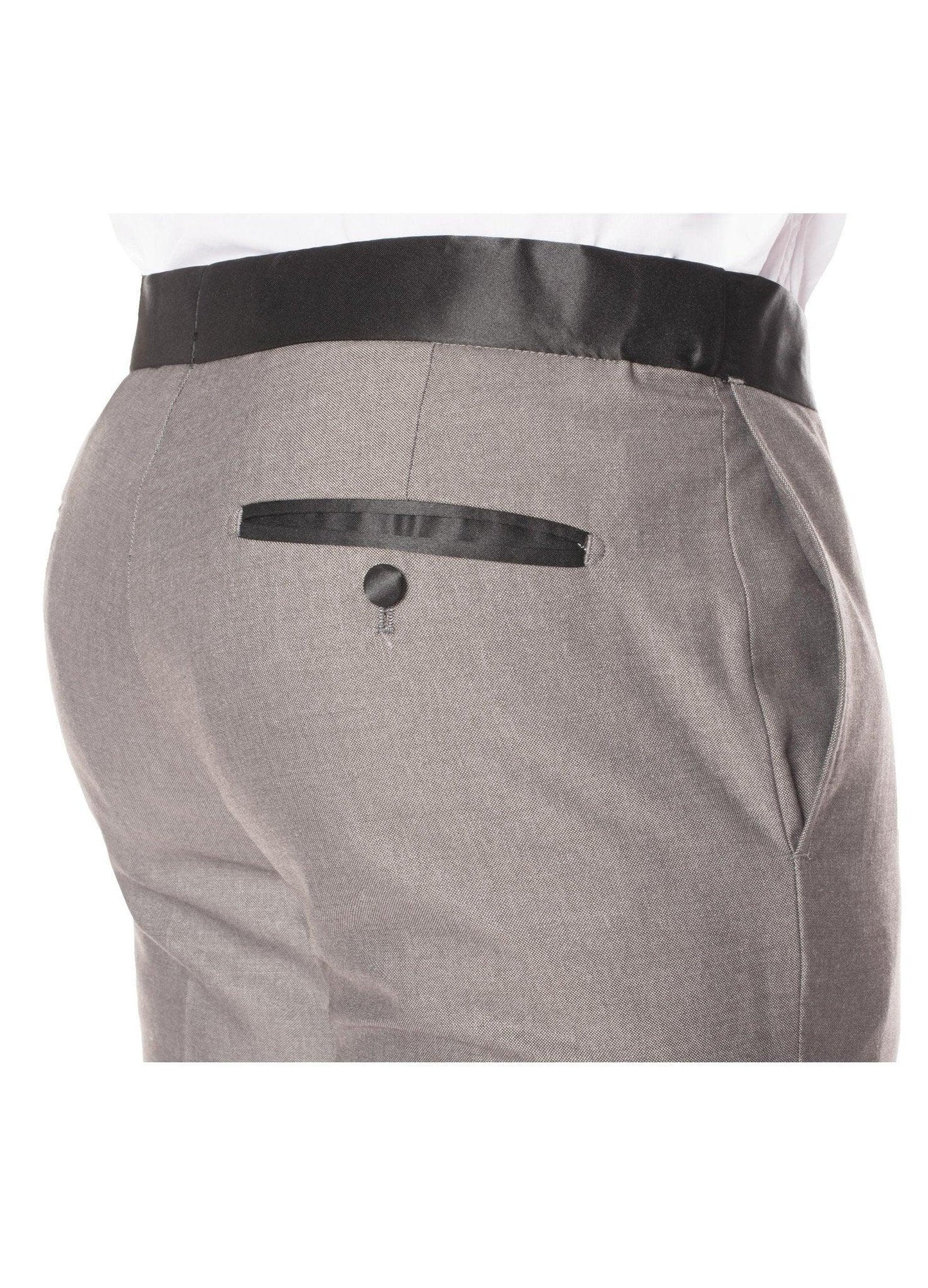 Celio Grey & Black Slim Fit 3 Piece Tuxedo