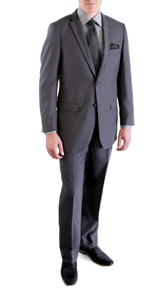Ford Charcoal Regular Fit 2 Piece Suit