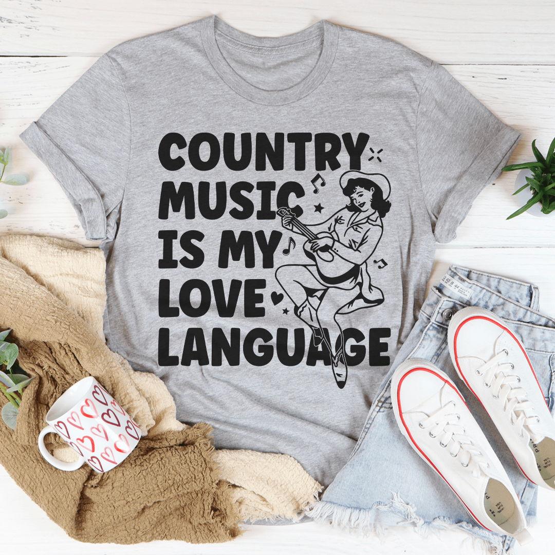 Country Music Is My Love Language Tee