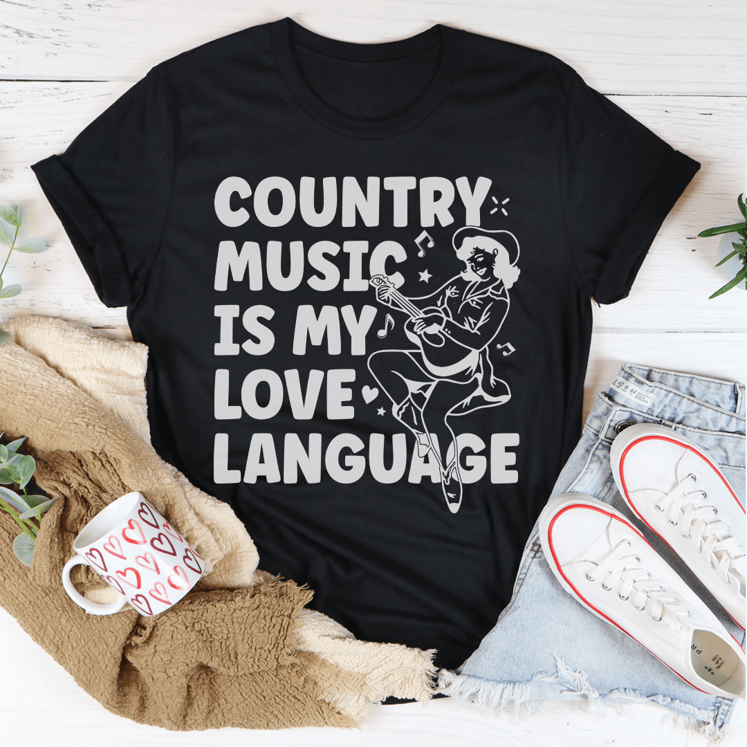 Country Music Is My Love Language Tee