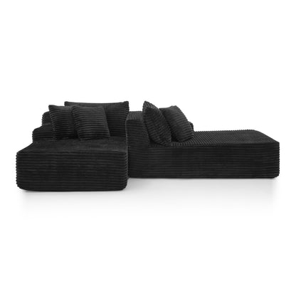 Two-Seater Lazy Sofa Lounge Chair,Compressed Sofa No Assembly Required, Made of Velvet Fabric, Fluffy Modern  Lounge Cha