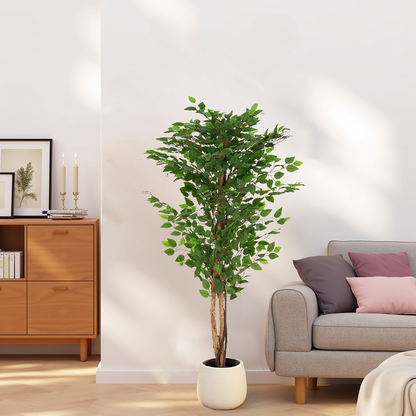 63' Artificial Ficus Tree With Pot
