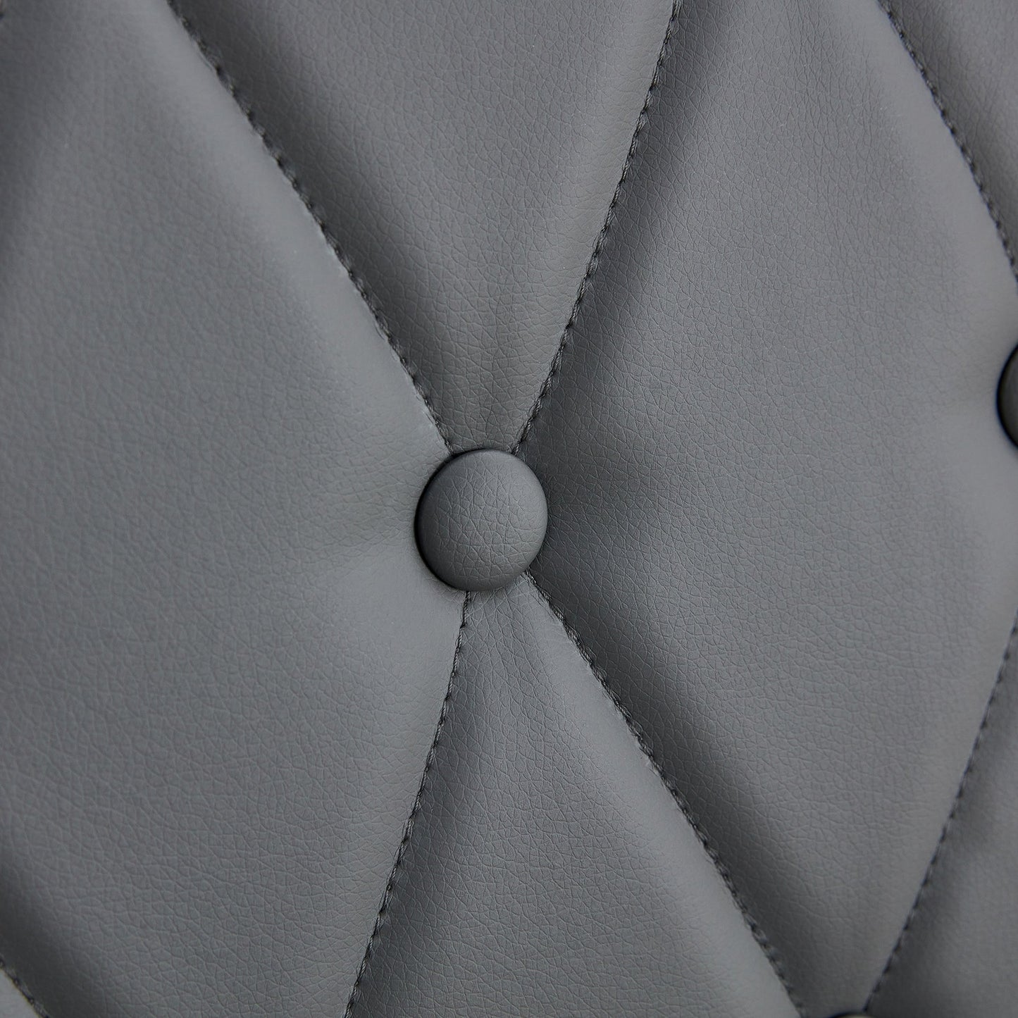 4 Piece Set of Gray Armless Dining Chairs Brings a Touch of Elegance and Mystery to the Dining Area With Its Deep Gray T