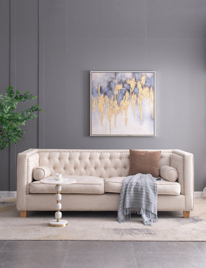 50x60' Gray Striped Decorative Throw Blanket With Tassels and Horizontal Stripes, 2 Pack