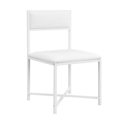 Modern Compact 63inch 5-Piece Extendable Dining Table Set, Foldable Square Kitchen Table Set With Storage Rack and 4 PU