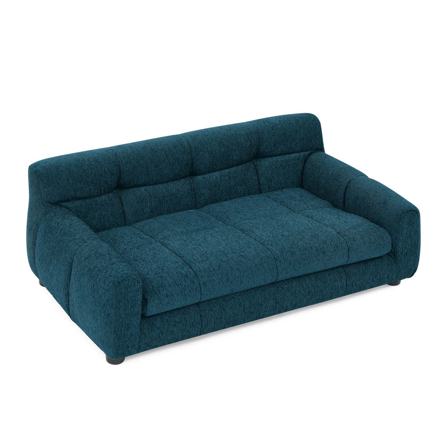 Soft and Comfortable Pet Sofa With Backrest and Armrests, Suitable for Modern Rectangular Pet Sofas for Small and Medium
